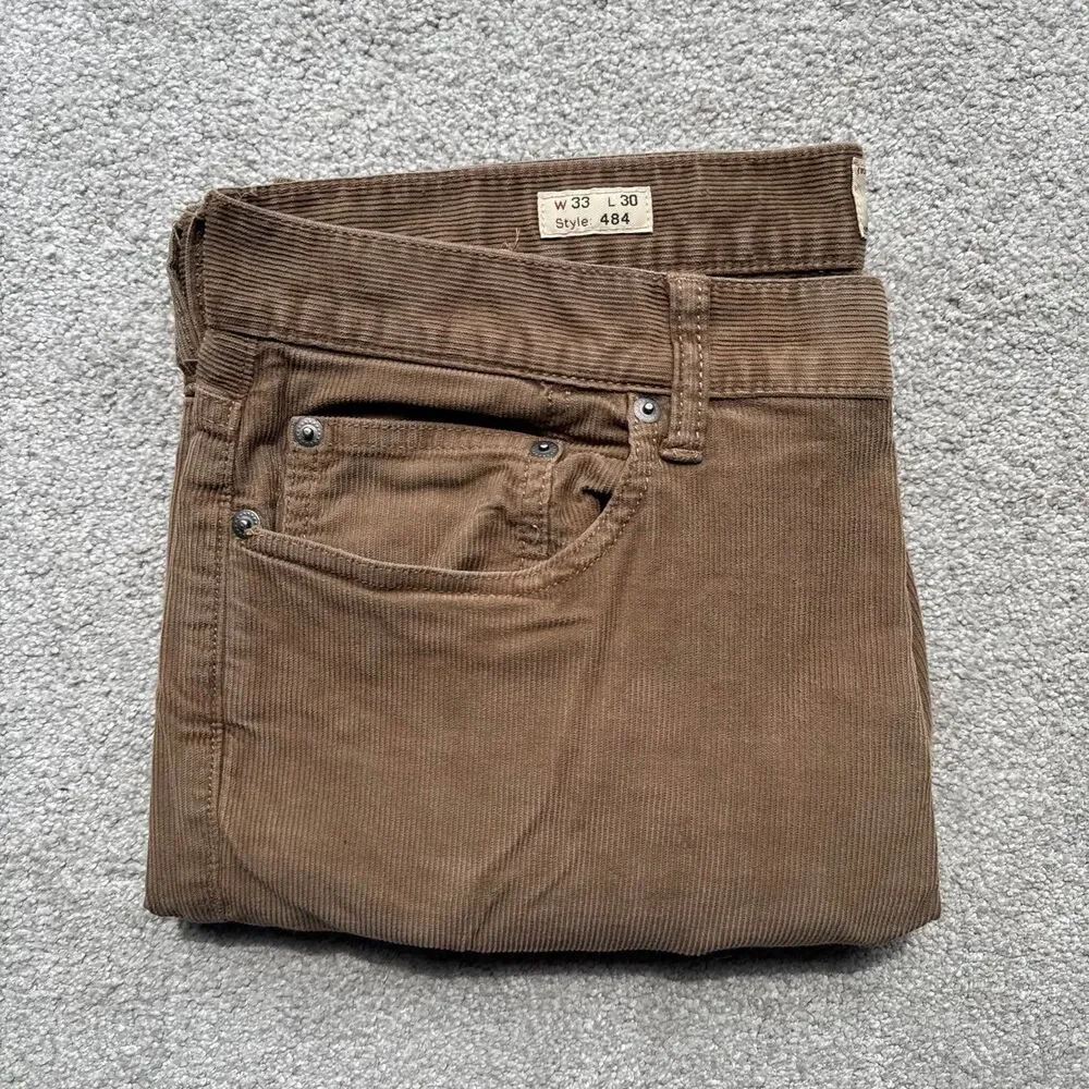 J Crew Khaki Tan Corduroy Chino Slim Fit Pants